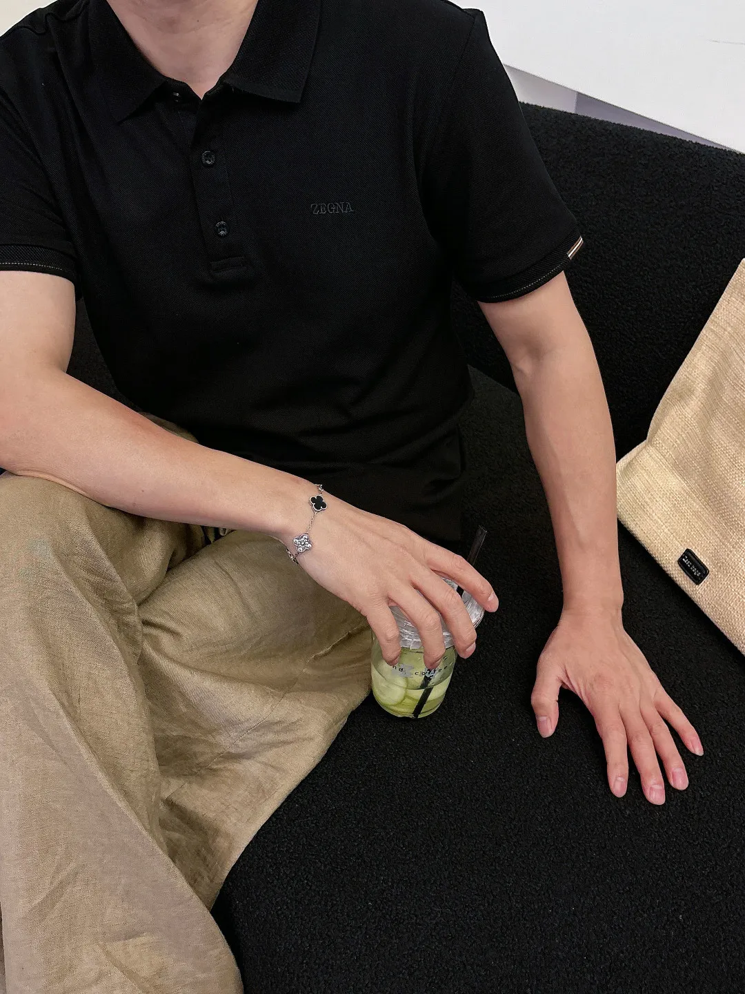Z 2026ss New Arrival Classic logo Polo ！Classic ，Premium ！ ， ，Quality / ， ！ 100% ， ，Breathable ， ！ Classic LOGO ， ，LOGO ， ， Classic ！ ， ， LOW ， Versatile Polo ！ ：Black White Size：M-3xl